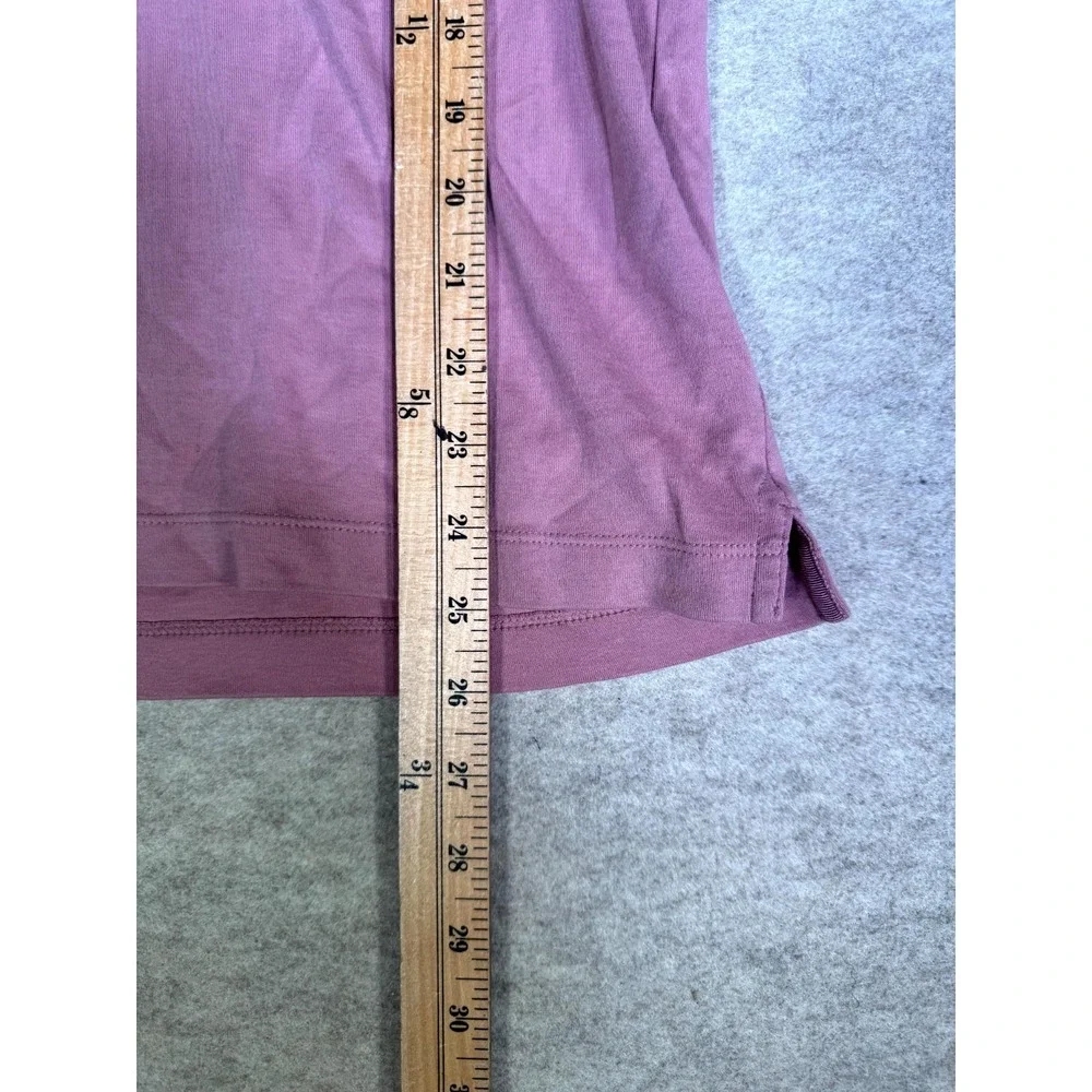Banana Republic Dress Polo Shirt Mens Medium Pink Cotton Resort Wear Performance